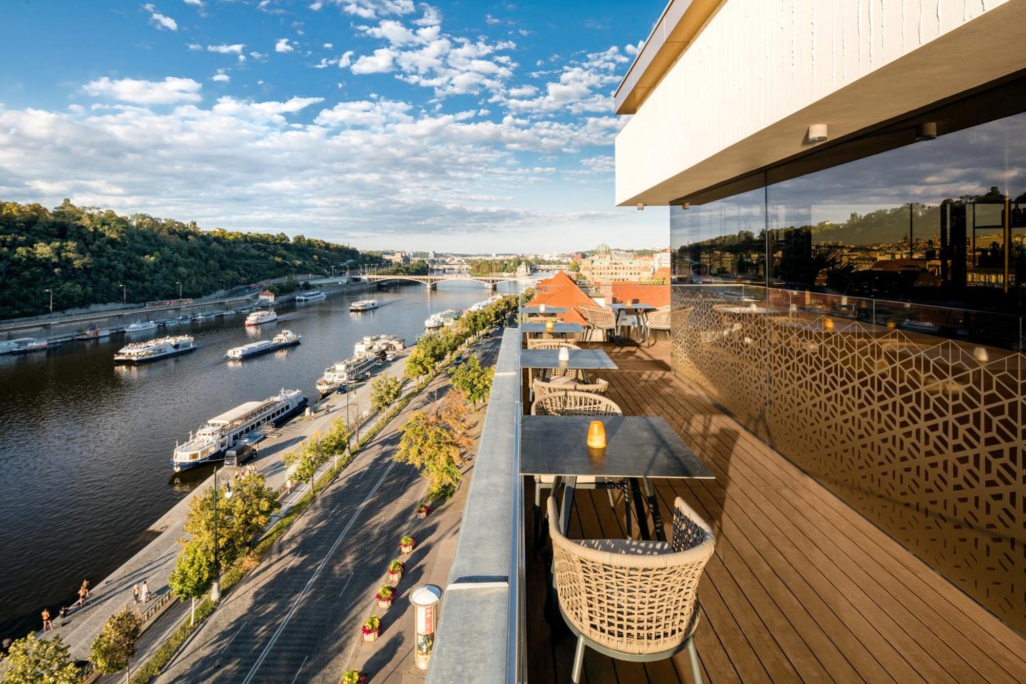 The President Hotel Prague Exterior photo The River Terrace