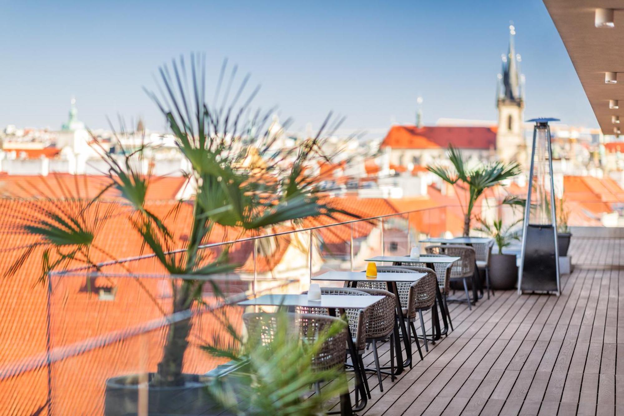 The President Hotel Prague Exterior photo Rooftop bar