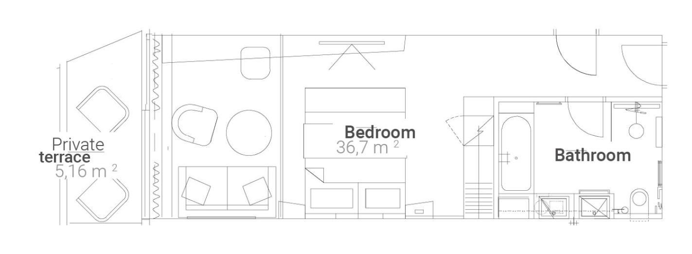 The President Hotel Prague Room photo