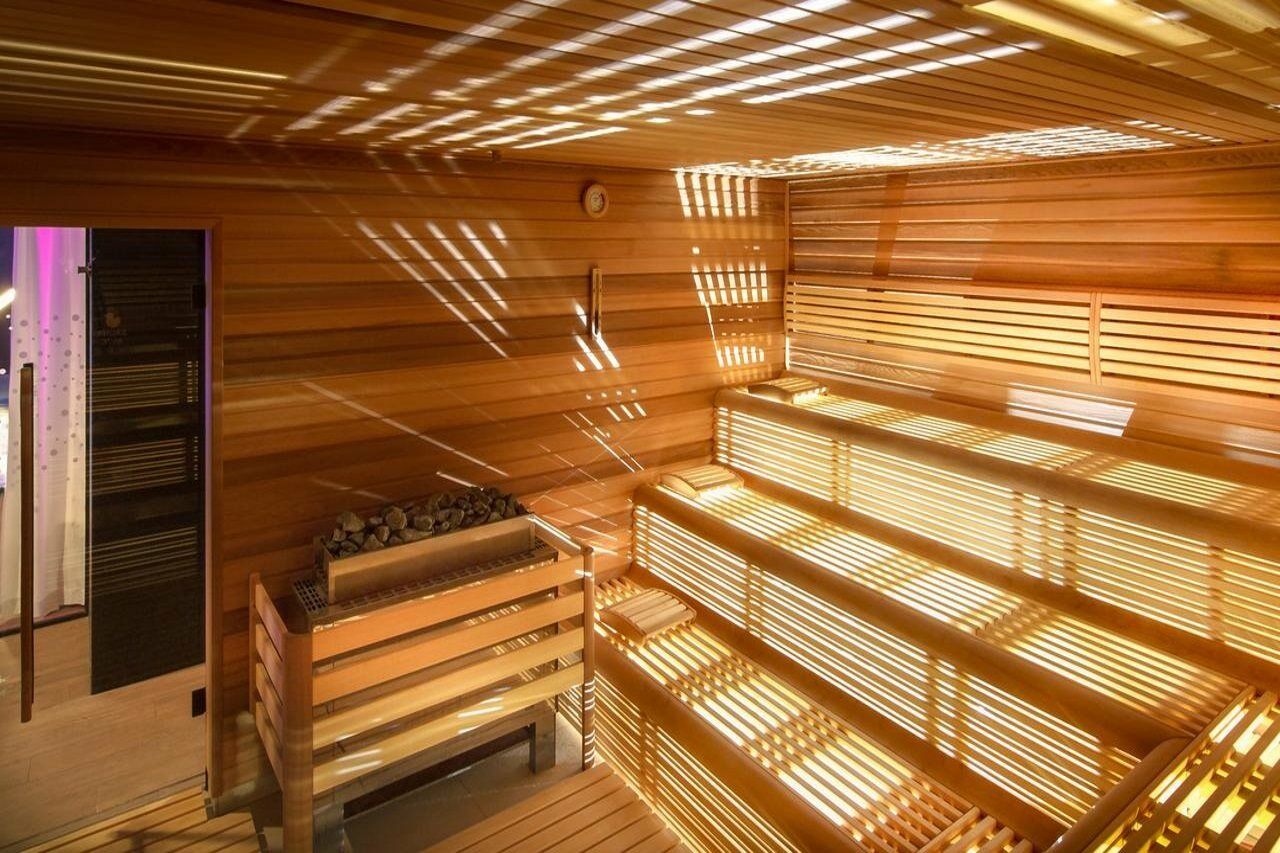 The President Hotel Prague Exterior photo A modern Finnish sauna