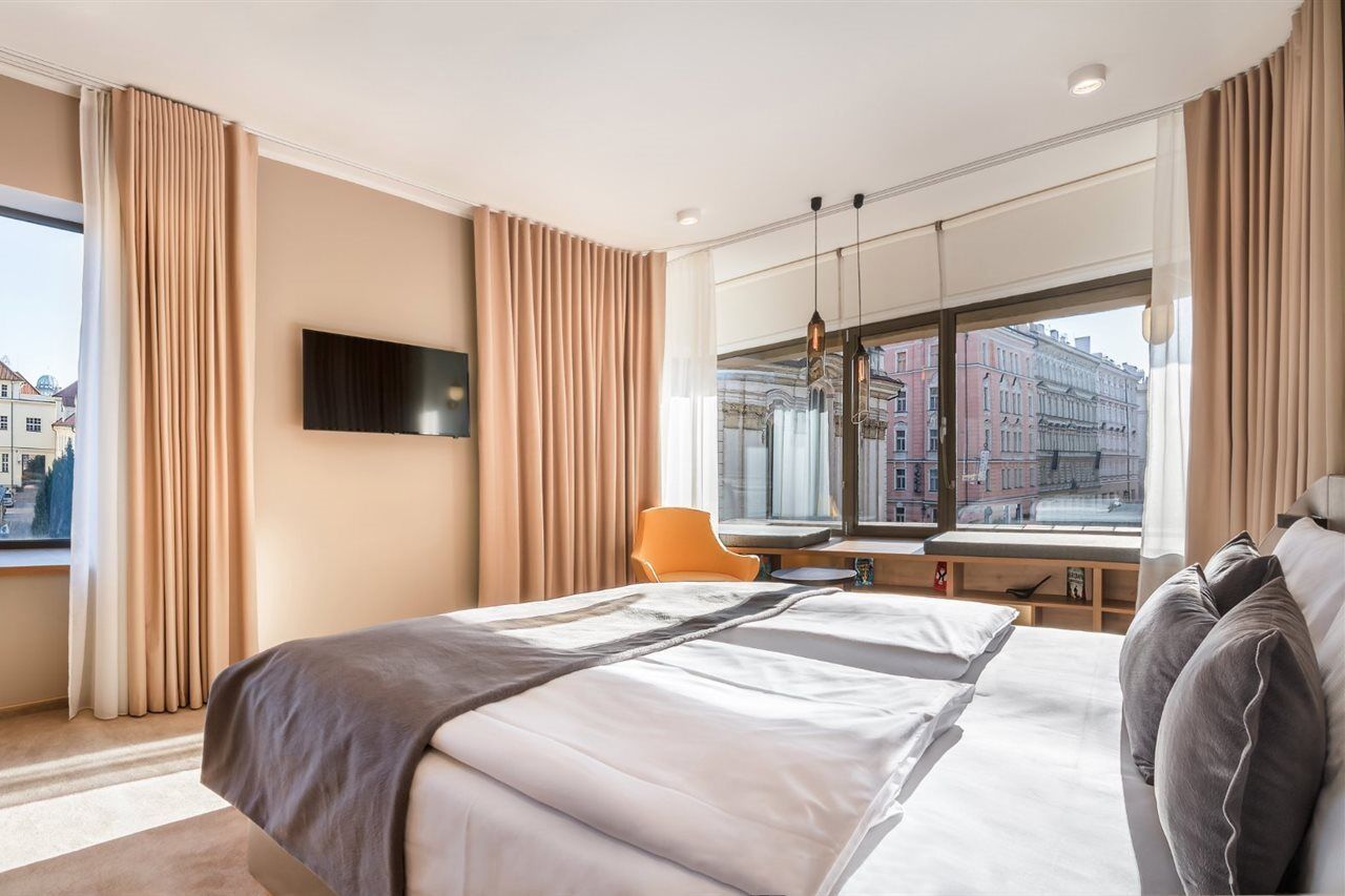 The President Hotel Prague Exterior photo A room at the hotel